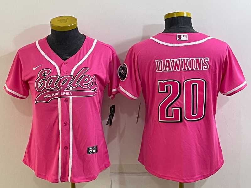 Women's Philadelphia Eagles #20 Brian Dawkins Pink With Patch Cool Base Stitched Baseball Jersey,We sell and wholesale Women's Philadelphia Eagles #20 Brian Dawkins Pink With Patch Cool Base Stitched Baseball Jersey on line form chian!